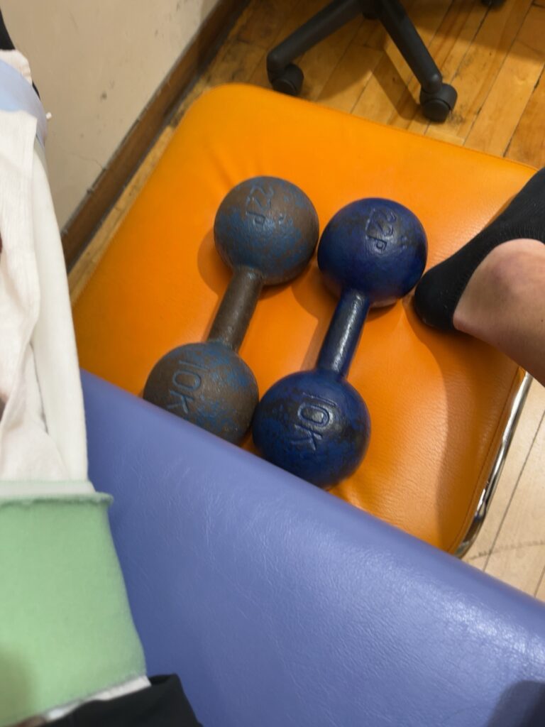 10kgダンベルを使った上半身トレーニング